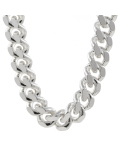 264.95 8,6 mm Silberkette Panzerkette massiv 925 Sterlingsilber hochwertige Halskette - Länge nach Wahl 906-P-86-SET5 Alle Halsketten aus Silber