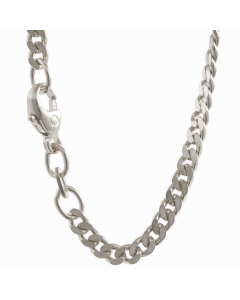 2,7 mm 925 Sterlingsilber massive Silberkette Panzerkette 42/45/50/55/60/70/80 cm - elegante Silber Kette Damen und Herren Juwelier Qualität - Made in Germany