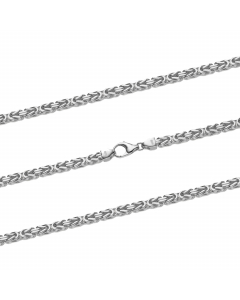 2,8 mm 45 cm 925 Sterlingsilber Königskette massiv Silber hochwertige Halskette 19,8 g