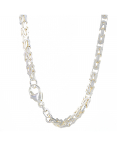 3,2 mm Silber Halskette Königskette massiv 925 Sterlingsilber hochwertige Silberkette - Länge frei wählbar