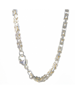 3,2 mm 925 Sterlingsilber  massive Silberkette Königskette rund 19/21/45/50/55/60/70/80 cm - elegante Silberkette Damen und Herren Juwelier Qualität - Made in Germany