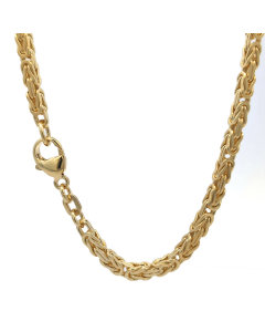Goldkette Königskette Halskette Breite 3,2 mm massiv 585-14 Karat Gold
