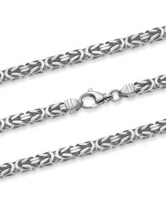 Königskette Halskette oder Armband Breite 5,1 mm - massiv 925 Sterlingsilber Auswahl