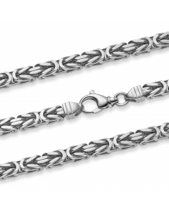 Königskette Halskette oder Armband Breite 6,0 mm - massiv 925 Sterlingsilber Auswahl