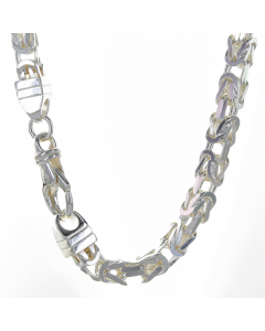 6,0 mm 925 Sterlingsilber  massive Silberkette Königskette rund 21/23/50/55/60/70/80 cm - elegante Silberkette Damen und Herren Juwelier Qualität - Made in Germany