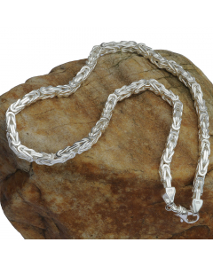 6,0 mm Silber Halskette Königskette massiv 925 Sterlingsilber hochwertige Silberkette  - Länge nach Wahl