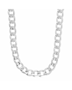 7,8 mm 925 Sterlingsilber massive Silberkette Panzerkette 45/50/55/60 cm - elegante Silber Kette Damen und Herren Juwelier Qualität - Made in Germany