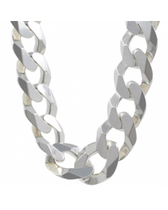 10,6 mm 925 Sterlingsilber massive Silberkette Panzerkette 50/55/60 cm - elegante Silber Kette Damen und Herren Juwelier Qualität - Made in Germany