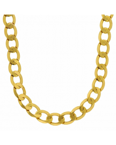5,0 mm weit 585 14 Karat Gold Halskette Panzerkette massiv Gold hochwertige Goldkette  Länge frei wählbar