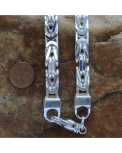 8,3 mm 925 Sterlingsilber Königskette massiv Silber hochwertige Armkette - Länge frei wählbar