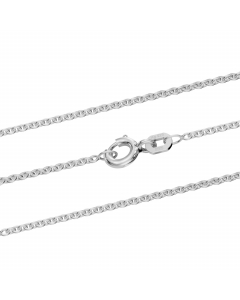 Silberkette Ankerkette rund Halskette Breite 1,5 mm massiv 925 Silber