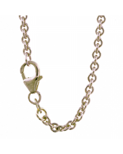2,4 mm Silber Halskette Ankerkette rund massiv 925 Sterlingsilber hochwertige Silberkette - Länge nach Wahl