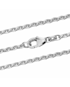 23.95 Silberkette Ankerkette rund Halskette Breite 2,8 mm massiv 925 Silber 907-A-28-SET-ANKER-SILBER Alle Halsketten aus Silber
