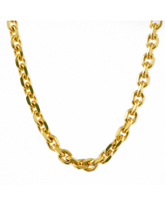 1,7 mm 40 cm 333 - 8 Karat Gold Halskette Ankerkette diamantiert massiv Gold hochwertige Goldkette  3,1 g