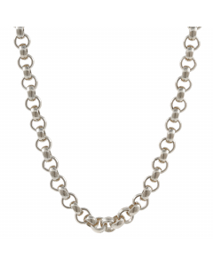 4,1 mm 925 Sterlingsilber massive Silberkette Erbskette  45/50/55/60/70/80 cm - elegante Silberkette Damen und Herren Juwelier Qualität - Made in Germany