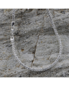 2,4 mm 21 cm 925 Sterlingsilber Königskette massiv Silber hochwertige Armkette 7,5 g
