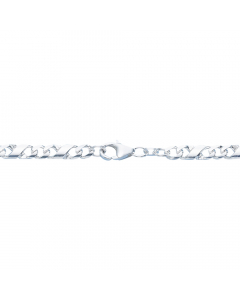 113.95 5,4 mm Silber Halskette Dollar Kette massiv 925 Sterlingsilber hochwertige Silberkette - Länge nach Wahl 907.P001.20053-Dollar54-Silber-SET Alle Halsketten aus Silber