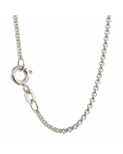 1,5 mm 925 Sterlingsilber massive Silberkette Erbskette  36/38/40/42/45/50 cm - elegante Silberkette Damen und Herren Juwelier Qualität - Made in Germany