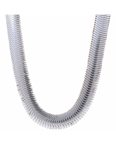 6,3 mm 925 Sterlingsilber massive Silberkette Schlangenkette  45/50 cm - elegante Silberkette Damen Juwelier Qualität - Made in Germany