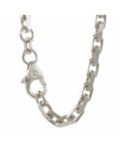 3,1 mm Silber Halskette Ankerkette diamantiert massiv 925 Sterlingsilber hochwertige Silberkette - Länge nach Wahl