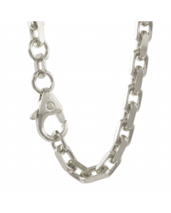 3,8 mm 925 Sterlingsilber Ankerkette diamantiert massiv Silber hochwertige Halskette - Länge nach Wahl