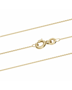 56.95 Ankerkette rund Halskette Breite 0,8 mm - 333 - 8 Karat Gold Auswahl 907.P003.0120-SET-hoplo Goldketten