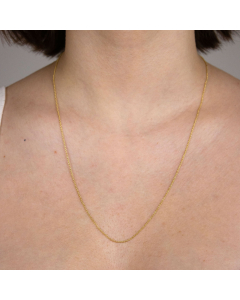 1,1 mm 333 - 8 Karat Gold Halskette Ankerkette rund massiv Gold hochwertige Goldkette  - Länge nach Wahl