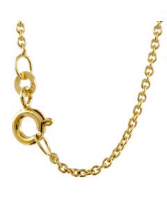 1,3 mm 50 cm 333 - 8 Karat Gold Halskette Ankerkette rund massiv Gold hochwertige Goldkette  2,4 g