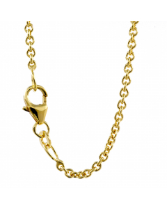 2,0 mm 333 - 8 Karat Gold  massive Goldkette Ankerkette rund 36/38/40/42/45/50/55/60/70 cm - elegante Goldkette Damen und Herren Juwelier Qualität - Made in Germany