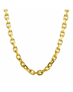 1,3 mm 45 cm 333 - 8 Karat Gold Halskette Ankerkette diamantiert massiv Gold hochwertige Goldkette  2,1 g