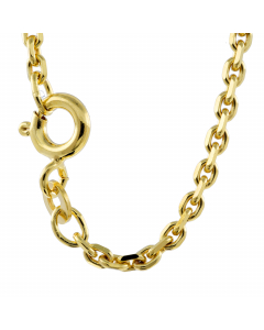 Ankerkette diamantiert Länge 42cm - Breite 1,9mm - 333-8 Karat Gold