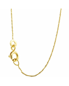 0,7 mm 45 cm 333 - 8 Karat Gold Halskette Criss-Cross Kette massiv Gold hochwertige Goldkette  0,8 g