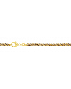 3,3 mm 45 cm 333 - 8 Karat Gold Halskette Kordelkette massiv Gold hochwertige Goldkette  10,2 g