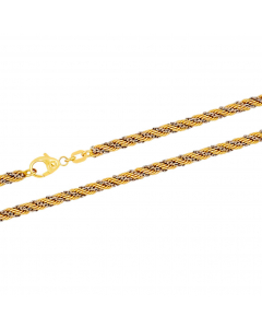 3,3 mm 45 cm 333 - 8 Karat Gold Halskette Kordelkette massiv Gold hochwertige Goldkette  10,2 g