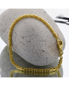 1,8 mm 21 cm 333 - 8 Karat Gold Armkette Königskette massiv Gold hochwertige Goldkette 4,3 g