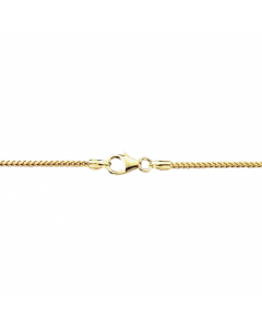 1,3 mm 50 cm 333 - 8 Karat Gold Halskette Bingokette massiv Gold hochwertige Goldkette  4,2 g
