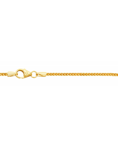 1,5 mm 42 cm 333 - 8 Karat Gold Halskette Bingokette massiv Gold hochwertige Goldkette  5,3 g