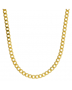 2,0 mm 333 - 8 Karat Gold Halskette Panzerkette weit massiv Gold hochwertige Goldkette  - Länge nach Wahl
