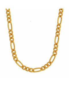 2,8 mm 50 cm 333 - 8 Karat Gold Halskette Figarokette massiv Gold hochwertige Goldkette  7,8 g