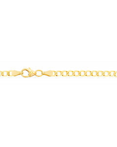 Goldkette Panzerkette Länge 19cm - Breite 3,1mm - 333-8 Karat Gold