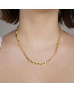 5,0 mm weit 333 8K Gold  massive Goldkette Panzerkette 19/21/45/50/55/60/70 cm - elegante Goldkette Damen und Herren Juwelier Qualität - Made in Germany