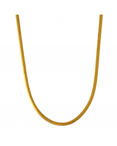 1,4 mm 50 cm 333 - 8 Karat Gelbgold Schlangenkette rund massiv Gold hochwertige Goldkette  3,9 g