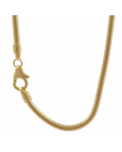 2,4 mm 333 - 8 Karat Gold  massive Goldkette Schlangenkette rund 38/40/42/45/50/55/60 cm - elegante Goldkette Damen - Juwelier Qualität - Made in Germany