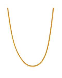 0,9 mm 45 cm 333 - 8 Karat Gelbgold Schlangenkette rund massiv Gold hochwertige Goldkette  3,2 g