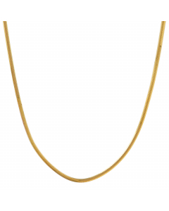 0,8 mm 50 cm 333 - 8 Karat Gold Halskette Schlangenkette diamantiert massiv Gold hochwertige Goldkette  2,7 g