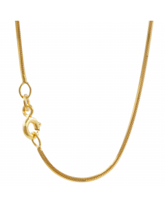 0,9 mm 42 cm 333 - 8 Karat Gold Halskette Schlangenkette diamantiert massiv Gold hochwertige Goldkette  3,1 g