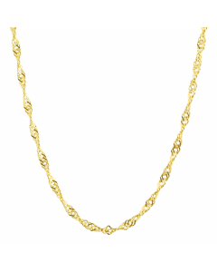 1,0 mm 40 cm 333 - 8 Karat Gold Halskette Singapurkette massiv Gold hochwertige Goldkette  0,7 g
