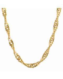 Goldkette Singapurkette Länge 50cm - Breite 2,2mm - 333-8 Karat Gold