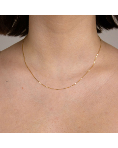 0,6 mm 42 cm 333 - 8 Karat Gold Halskette Venezianerkette massiv Gold hochwertige Goldkette  0,9 g