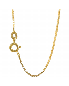 Goldkette Venezianerkette Länge 38cm - Breite 0,8mm - 333-8 Karat Gold